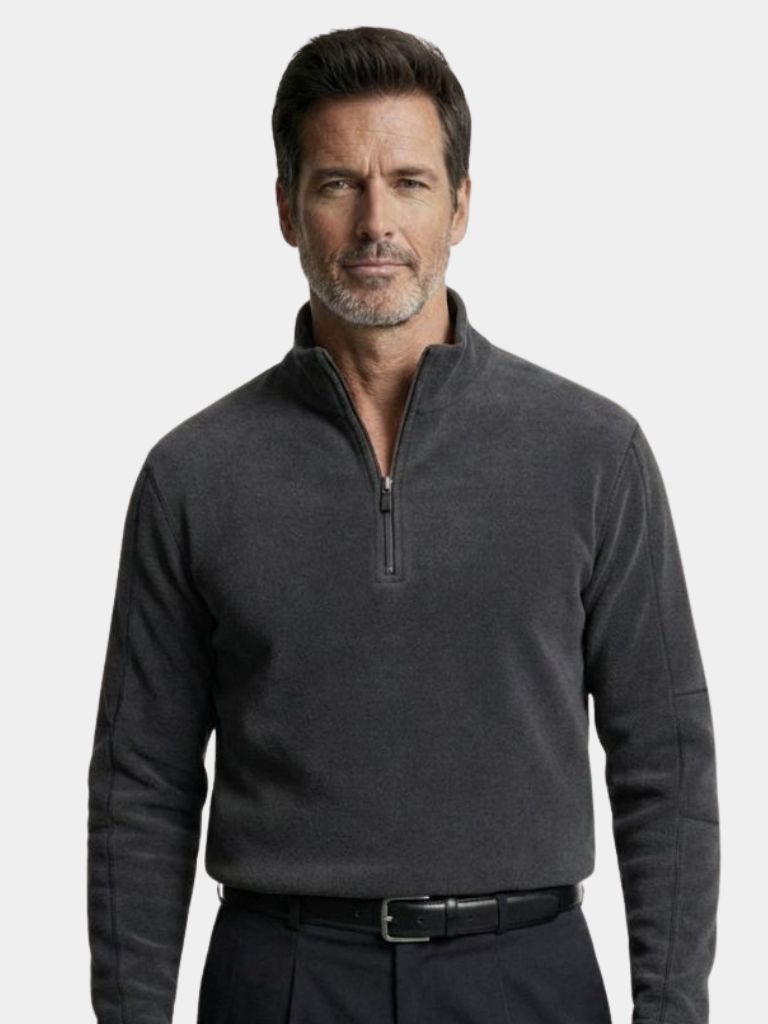 Alpine Quarter-Zip Sweater - Cross & Crown