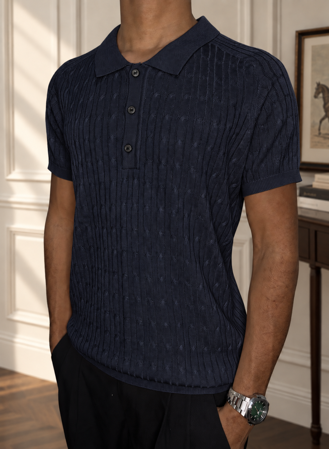 Averlain Monaco Knit Polo