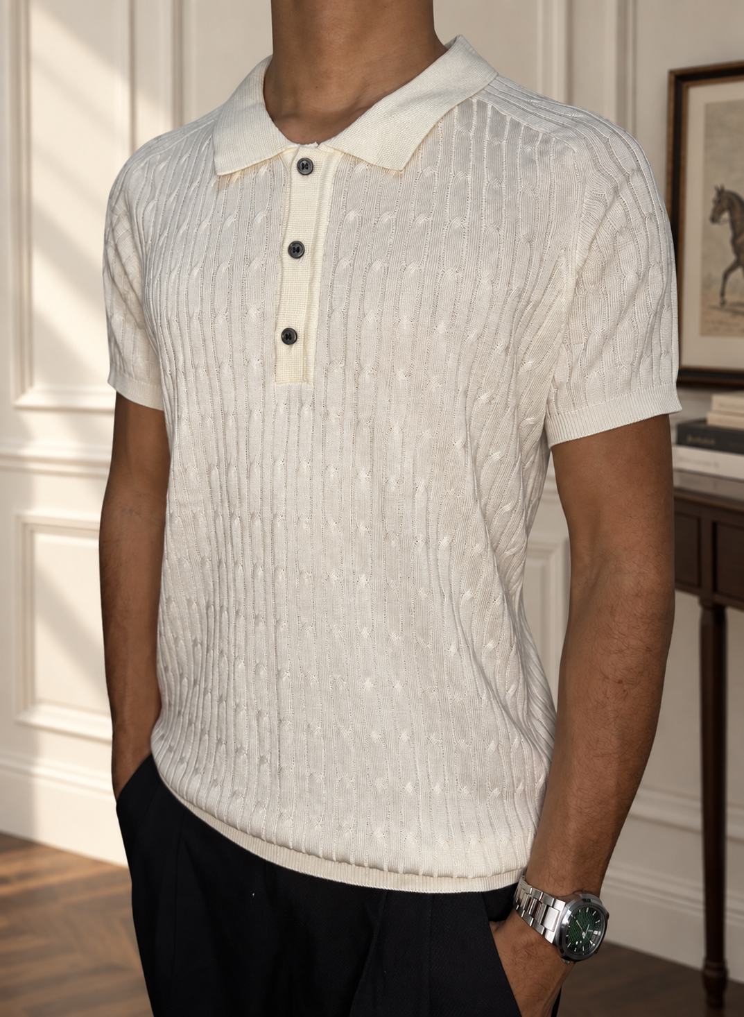 Averlain Monaco Knit Polo