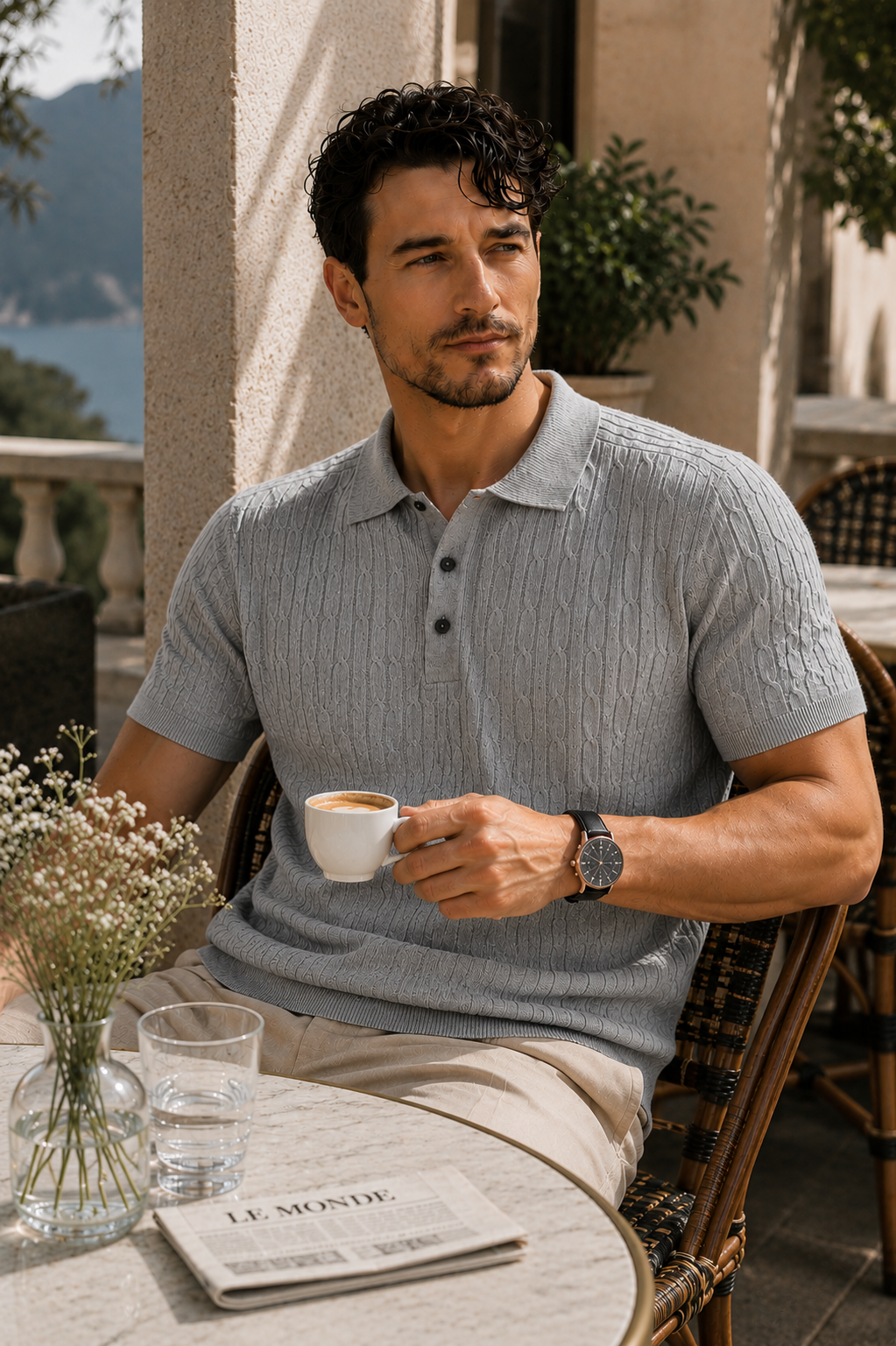 Averlain Monaco Knit Polo