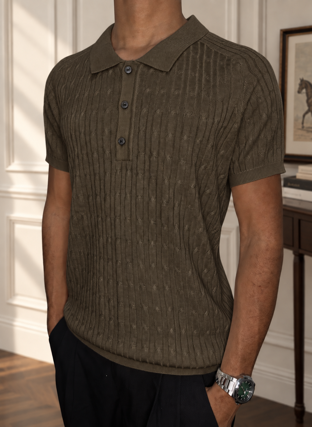 Averlain Monaco Knit Polo